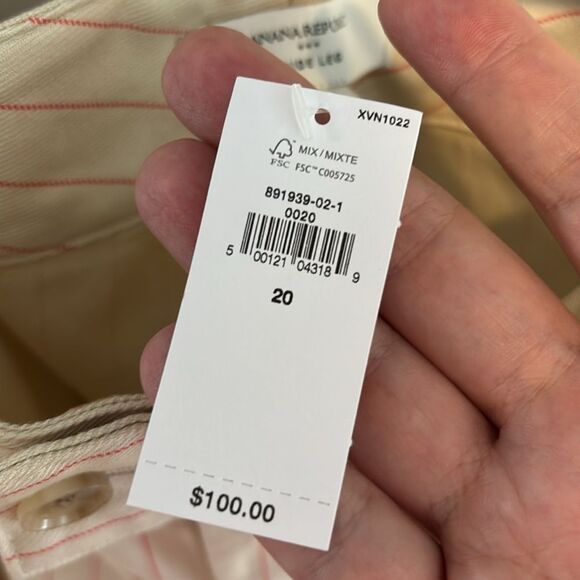 Banana republic wide leg pants size 14 nwt - Picture 4 of 6